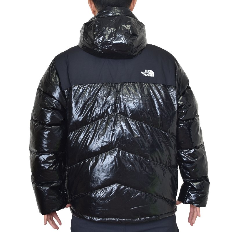 ノースフェイス THE NORTH FACE ダウンジャケット フード エナメル 黒 ブラック BALHAM DOWN JACKET XXL 大きいサイズ メンズ あす楽