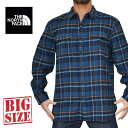 ノースフェイス ノースフェイス THE NORTH FACE チェック 長袖 シャツ ネルシャツ チェック柄 ARROYO FLANNEL USAモデル XL XXL 大きいサイズ メンズ あす楽