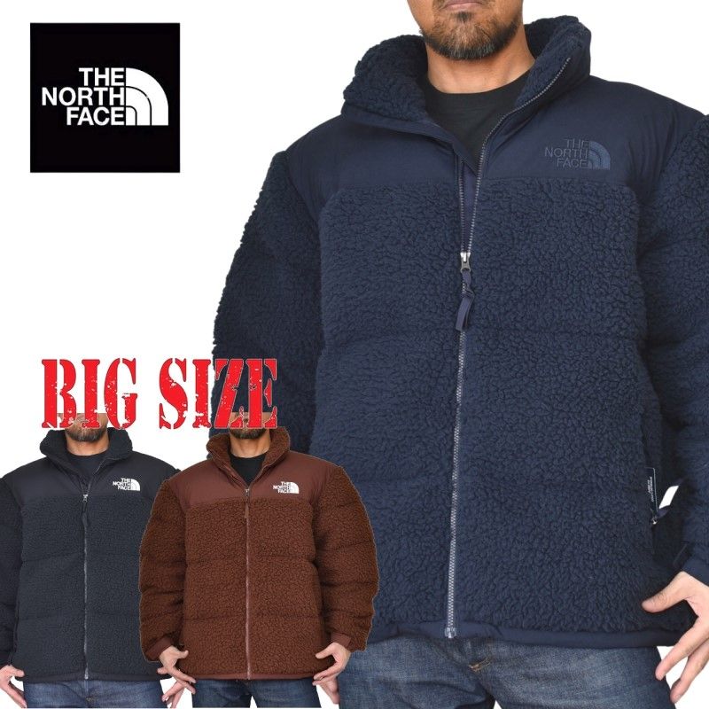 ノースフェイス 大きいサイズ メンズ ダウンジャケット アウター ヌプシ ボア フリース SHERPA NUPTSE JACKET ユニセックス レディース L XL XXL XXXL USAモデル THE NORTH FACE あす楽