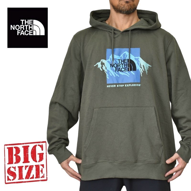 ノースフェイス 大きいサイズ メンズ プルオーバー パーカー 裏起毛 スウェット フーディー NOVELTY GRAPHIC HOODIE XL XXL USAモデル THE NORTH FACE あす楽