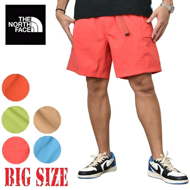 ノースフェイス 大きいサイズ メンズ ショーツ ハーフパンツ ショートパンツ ハーパン サイドジップポケット カーゴ Class V Belted Short XL XXL USAモデル THE NORTH FACE あす楽