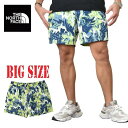 ノースフェイス 大きいサイズ メンズ ショーツ ハーフパンツ ショートパンツ ハーパン Printed Class V Pull On Short XL XXL USAモデル THE NORTH FACE