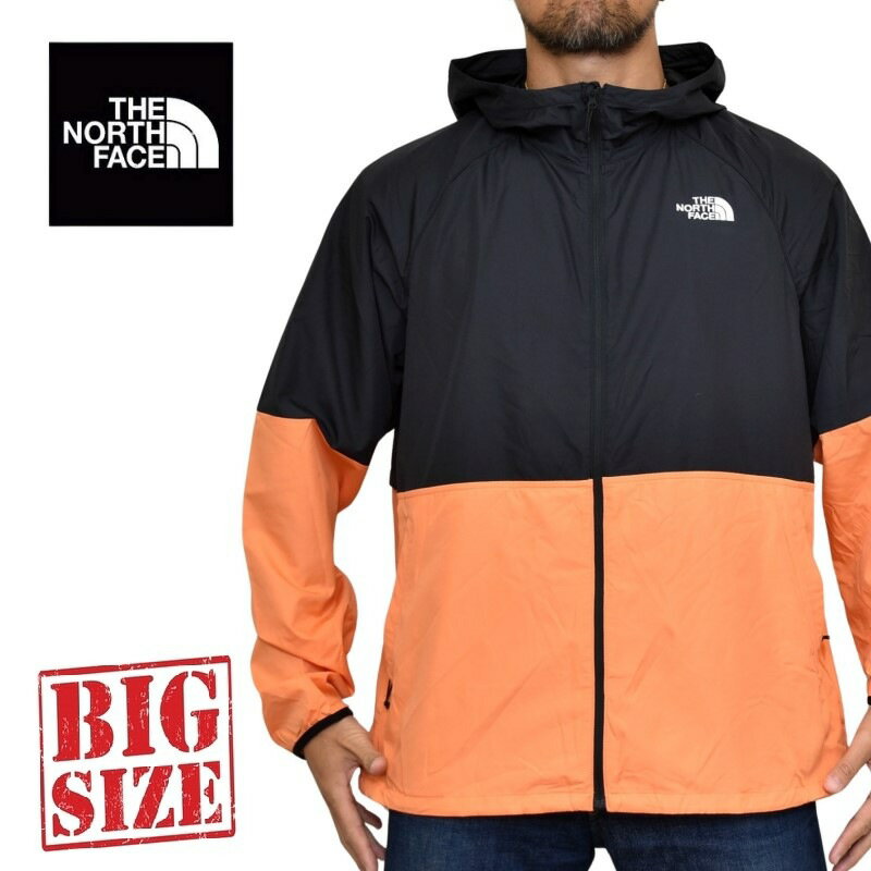 ノースフェイス 大きいサイズ メンズ ウインドブレーカー マウンテンパーカー アウター 薄手 FLYWEIGHT HOODIE 2.0 XL XXL USAモデル THE NORTH FACE あす楽