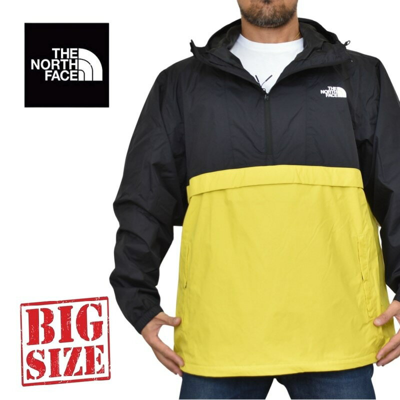 ノースフェイス 大きいサイズ メンズ ウインドブレーカー マウンテンパーカー アウター アノラック プルオーバー ハーフジップ ANTORA ANORAK XXL USAモデル THE NORTH FACE あす楽