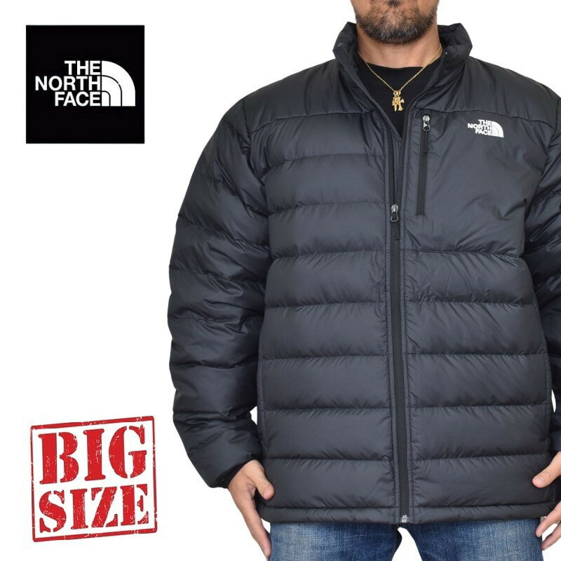 ノースフェイス 大きいサイズ メンズ ダウンジャケット アウター 550フィルパワー 黒 ブラック Aconcagua Jacket XXL XXXL USAモデル THE NORTH FACE あす楽