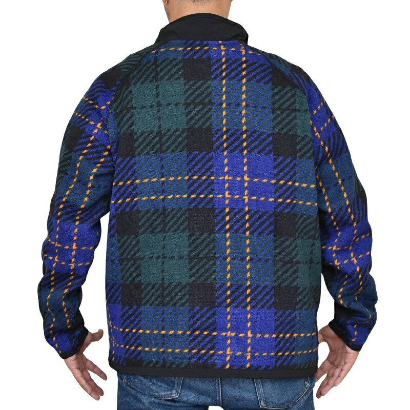 大きいサイズ メンズ ノースフェイス フリースジャケット ハーフジップ チェック柄 THE NORTH FACE Printed Gordon Lyons 1/4 ZIP XL XXL XXXL