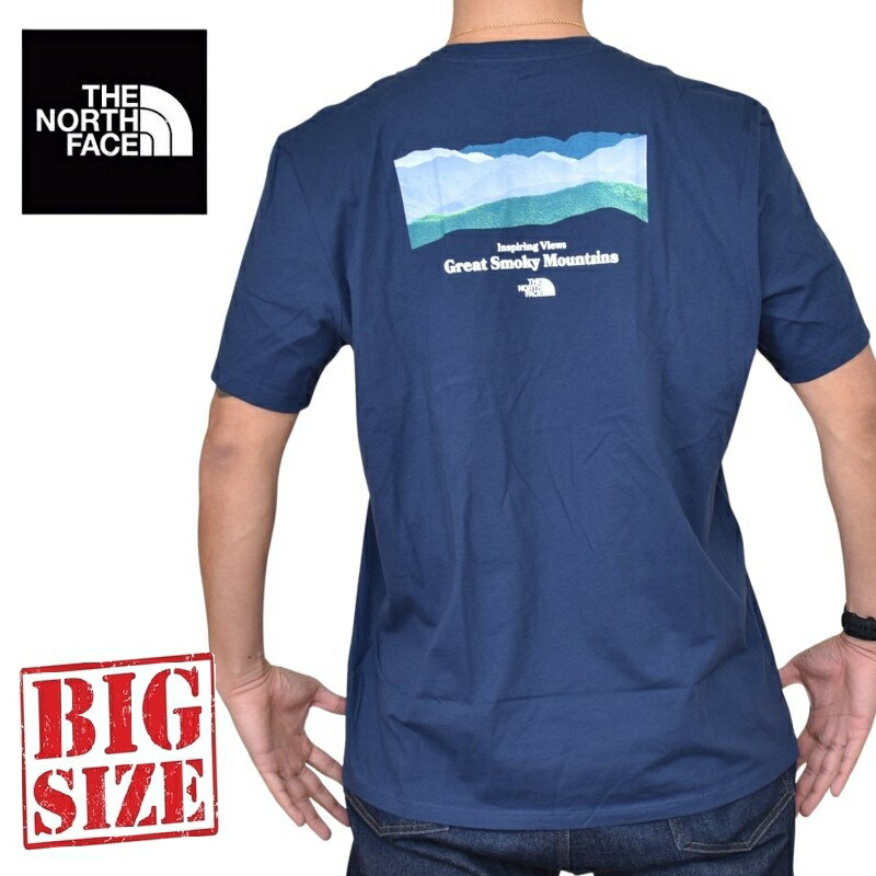 楽天BigSize DEF 大きいサイズメンズ大きいサイズ メンズ ノースフェイス THE NORTH FACE 半袖 Tシャツ バックプリント S/S PLACES WE LOVE TEE USAモデル XL XXL XXXL