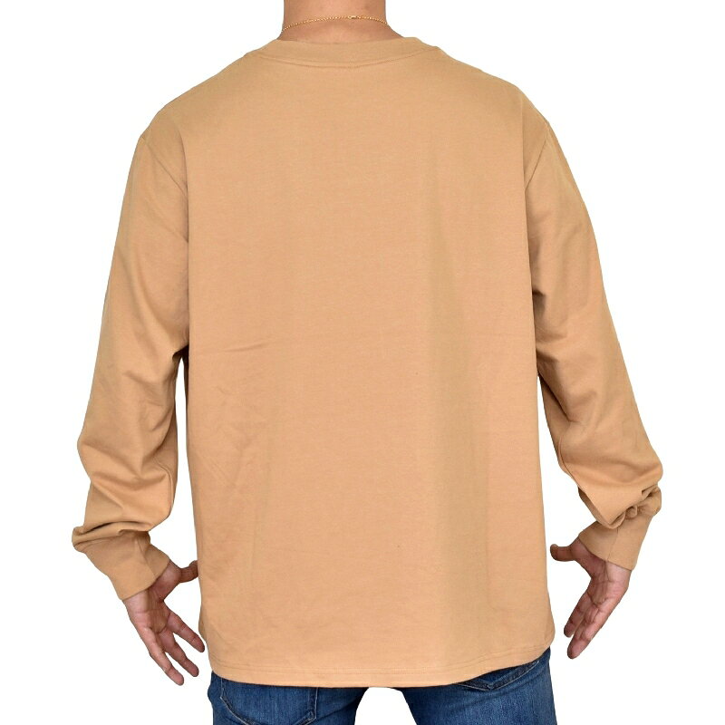 大きいサイズ メンズ ノースフェイス THE NORTH FACE ワンポイント刺繍 ロンT 長袖 Tシャツ ヘビーウエイト ビッグシルエット LS HEAVY WEIGHT TEE XL