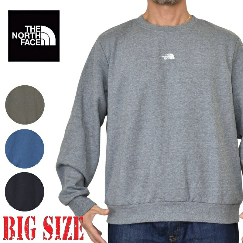 フォロー割❗ ノースフェイス クルーネックトップス 刺繍ロゴ M K602A フォロー割❗ ノースフェイス クルーネックトップス 刺繍ロゴ M K602A