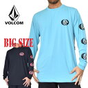 VOLCOM ボルコム 長袖 ラッシュガード 紫外線対策 水着 スイムウエア USAモデル XXL 大きいサイズ メンズ [M便 1/1]