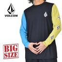 VOLCOM ボルコム 長袖 ラッシュガード 紫外線対策 水着 スイムウエア USAモデル XXL 大きいサイズ メンズ [M便 1/1]