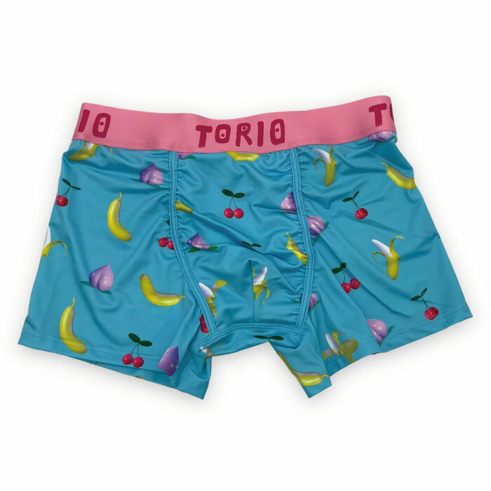 楽天デックスとエルのパンツ屋さん【TORIO UNDERWEAR】ボクサーパンツ メンズ トリオアンダーウェア 2201010 3Dフルーツ 【新作】