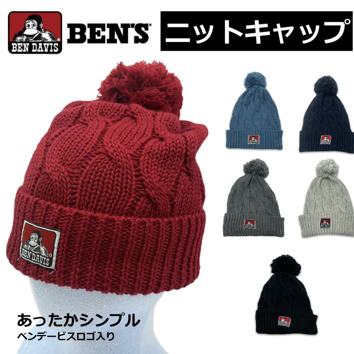 ベンデイビス ニット帽 メンズ ベンデイビス BEN DAVIS メンズ ニットキャップ フリーサイズ (6)