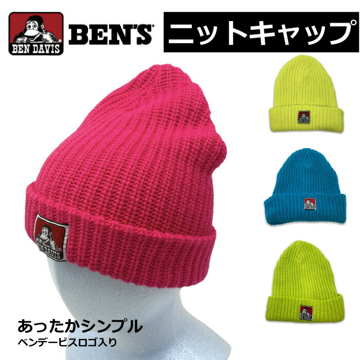 ベンデイビス ニット帽 メンズ ベンデイビス BEN DAVIS メンズ ニットキャップ フリーサイズ (2)