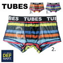 チューブス アンダーウェア TUBES メンズ ボクサー ブリーフ パンツ 71015 Multi Border柄 (送料無料 オシャレ カワイイ 誕生日プレゼ...