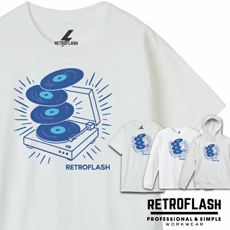 Rakuten - 【RETROFLASH レトロフラッシュ】トータルテンボスのSUSHI☆BOYS着用ブランド 半袖 Tシャツ ロンT パーカー レトロフラッシュ dr5400 VINYL【キッズ、レディースあり】
