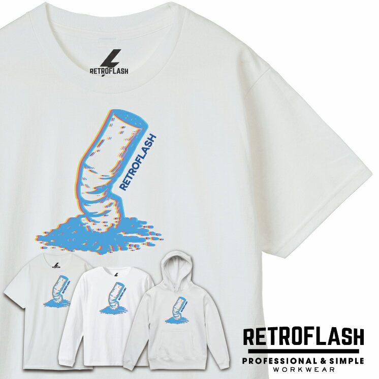 Rakuten - 【RETROFLASH レトロフラッシュ】トータルテンボスのSUSHI☆BOYS着用ブランド 半袖 Tシャツ ロンT パーカー レトロフラッシュ dr5600 BUTT【キッズ、レディースあり】