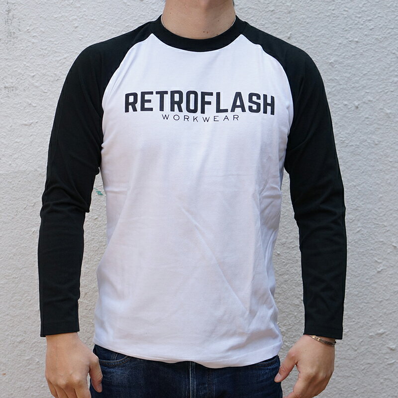Rakuten - 【RETROFLASH レトロフラッシュ】トータルテンボスのSUSHI☆BOYS着用 ラグランシャツ メンズ CLASSIC LOGO DR0201