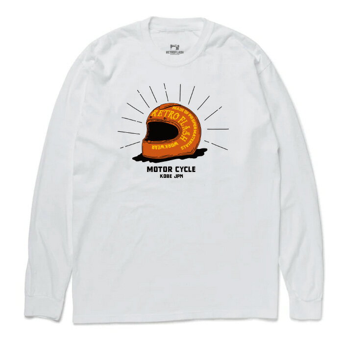 乐天商城 - 【RETROFLASH レトロフラッシュ】トータルテンボスのSUSHI☆BOYS着用 長袖 Tシャツ【HELMET】 dr1006