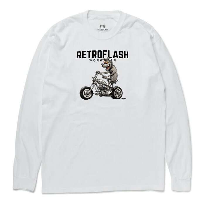 乐天商城 - 【RETROFLASH レトロフラッシュ】トータルテンボスのSUSHI☆BOYS着用 長袖 Tシャツ【GREY RAT】dr1014