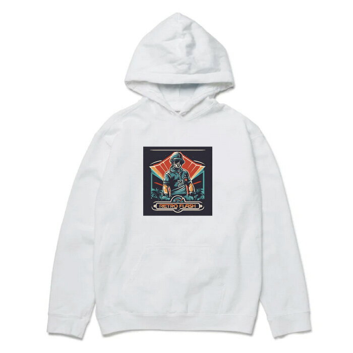 【RETROFLASH レトロフラッシュ】トータルテンボスのSUSHI☆BOYS着用 フーデッド 長袖 パーカー 裏起毛【PUNK】dr2016