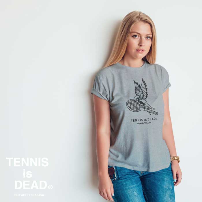 【TENNIS is DEAD USA】レディース Tシャツ テニスイズデッド BARBARA (バーバラ) 16-1008