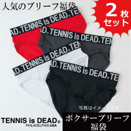 【TENNIS is DEAD USA】メンズ スタンダードブリーフ テニスイズデッド BILLY (ビリー) 16-1004 お買い得 おまかせ アソート2枚セット