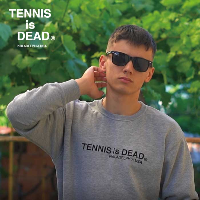 乐天商城 - 【TENNIS is DEAD USA】メンズ スウェット シャツ 裏パイル テニスイズデッド CONNOR (コナー) 16-0466