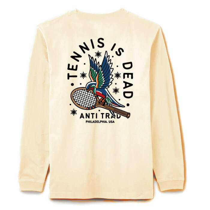 【TENNIS is DEAD USA】メンズ ロングTシャツ テニスイズデッド JOEL L/S (ジョエル) 17-1505