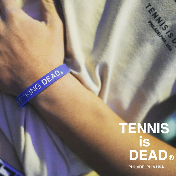 【TENNIS is DEAD USA】【6本セット】ラバーバンド ブレスレット テニスイズデッド JULIO (ジュリオ) 16-1810-6p