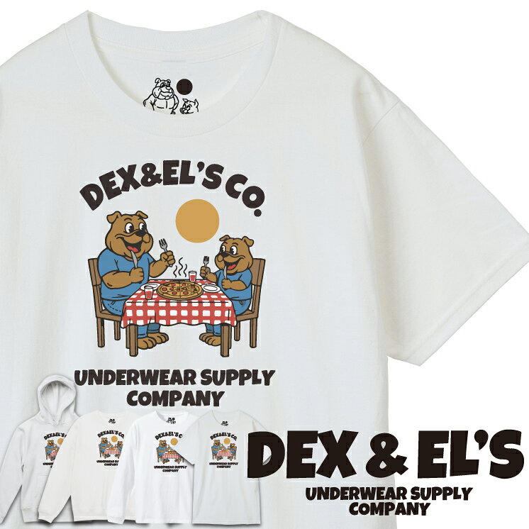 Rakuten - 【創業9周年記念】DEX & EL'S「デックス&エルズ」Tシャツ ロンT パーカー キッズ、レディース、メンズ 110-150,XS-XL 企業ロゴTシャツ ★Kid'sサイズも登場！dexandel-0011