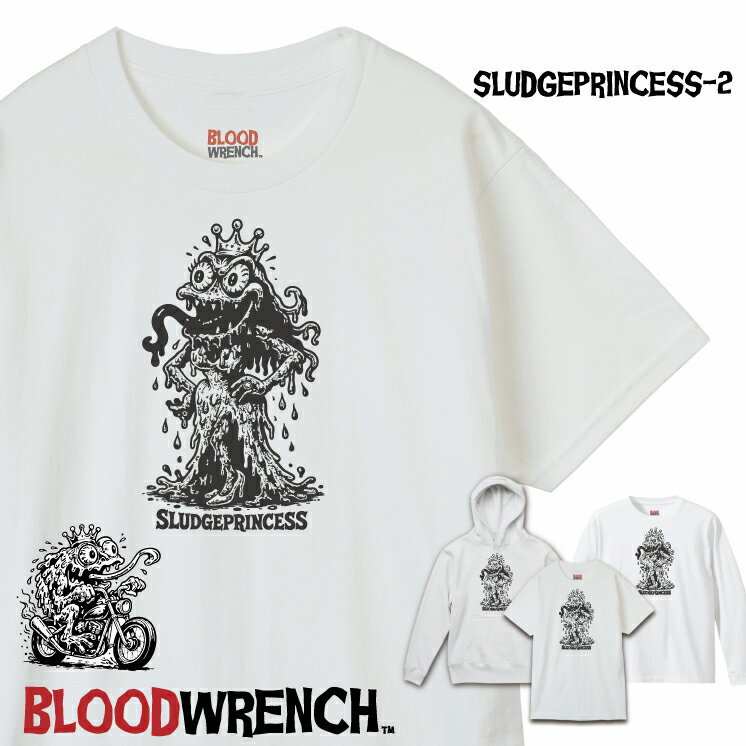 Rakuten - 【BLOODWRENCH ブラッドレンチ】グラフィック半袖 Tシャツ ロンT パーカー bw-003 SLUDGEPRINCESS2【キッズ、レディースあり】