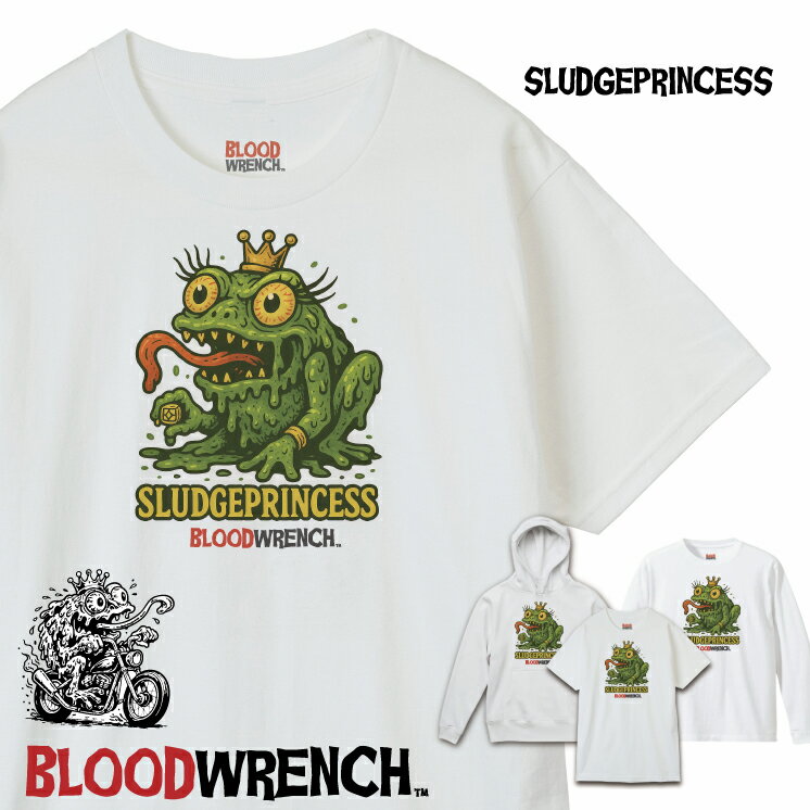 Rakuten - 【BLOODWRENCH ブラッドレンチ】グラフィック半袖 Tシャツ ロンT パーカー bw-012 SLUDGEPRINCESS【キッズ、レディースあり】