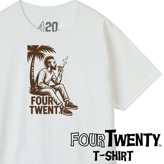 Rakuten - 【FOUR TWENTY フォートゥエンティ】グラフィック Tシャツ XS-XL 新ブランド ft-007 SITTING MAN