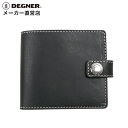 デグナー DEGNER【公式】レザーマネークリップ ブラック 牛革 バイク W-81