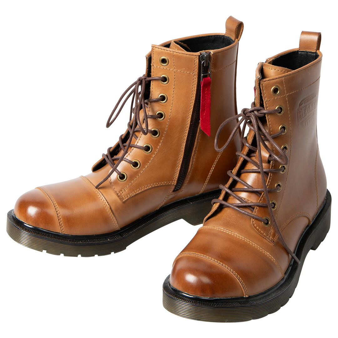 楽天市場】本革 ブーツ（カラーブラウン）（車用品・バイク用品）の通販