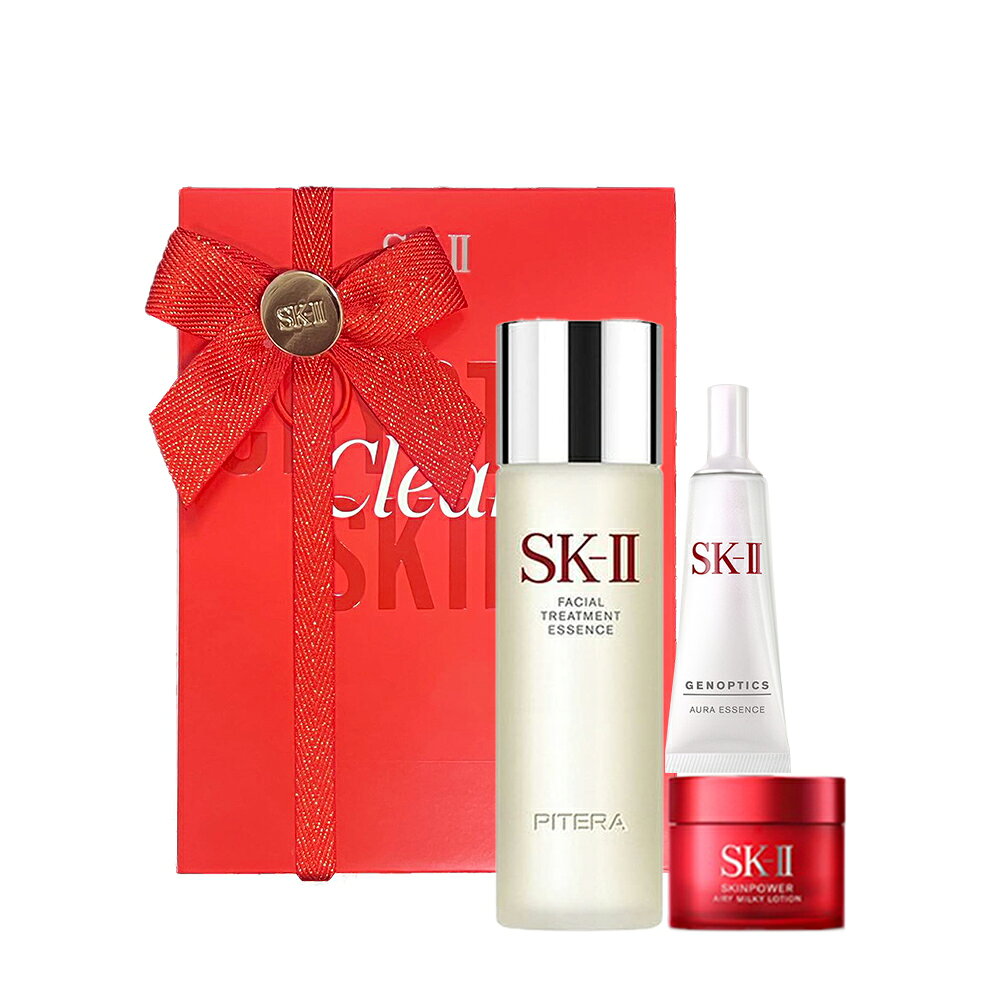 ショッパー付き★800円引きクーポンあり★SK-II SK2 2024 ピテラベストコレクションホリデーリミテッドエディション トライアル フェイシャルトリートメントエッセンス 75ml スキンパワー アドバンストクリーム 15g ジェノプティクス ウルトオーラ エッセンス 10ml 美容液