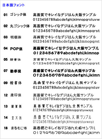 書体