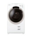 シャープ (左開き) 7.0kgドラム式洗濯乾燥機 ES-S7K-CL ベージュ系 ESS7KCL※エリア内送料標準設置無料 お届けは最寄配送センターより
