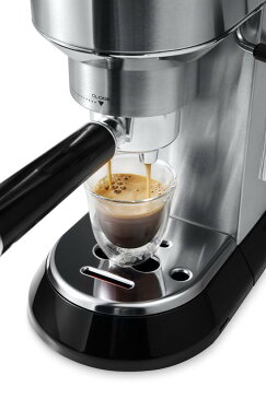 （お取り寄せ）DeLonghi デディカ エスプレッソ・カプチーノメーカー メタルシルバー EC680M