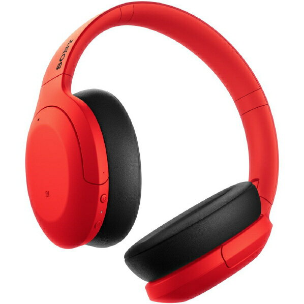 SONY WH-H910N R　Bluetoothヘッドフォン レッド [WHH910NR]
