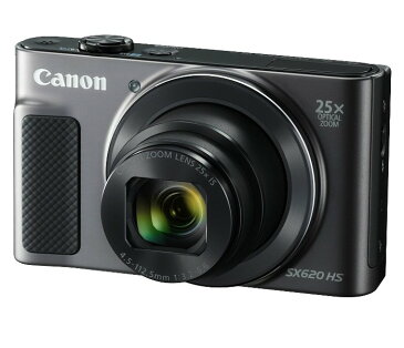 （お取り寄せ）Canon コンパクトデジタルカメラ Power Shot SX620HS ブラック 光学25倍ズーム PSSX620HS（BK）