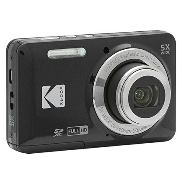 Kodak PIXPRO デジタルカメラ FRIENDLY ZOOM ブラック FZ55BK（在庫あり）　※延長保証加入は承っておりません。