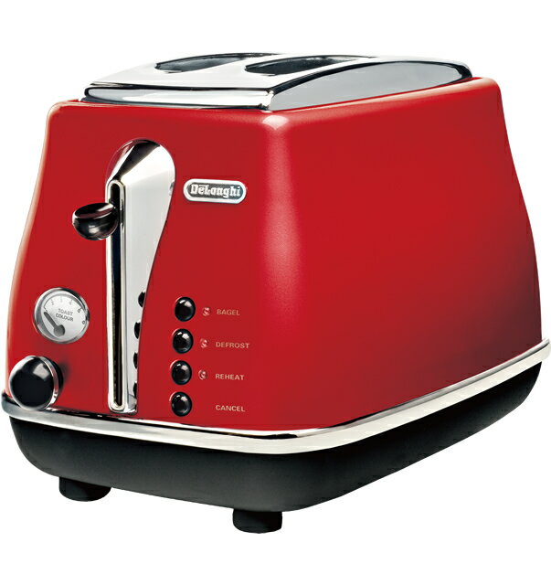 デロンギ CTO2003J-R アイコナ ポップアップトースター（Delonghi）（CTO2003JR）