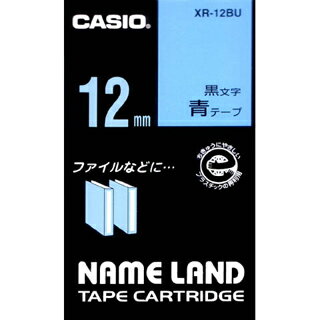 CASIO JVI NAMELAND l[he[viX^_[h^Cvj Fe[v  12mm~8m XR-12BUiXR12BUj