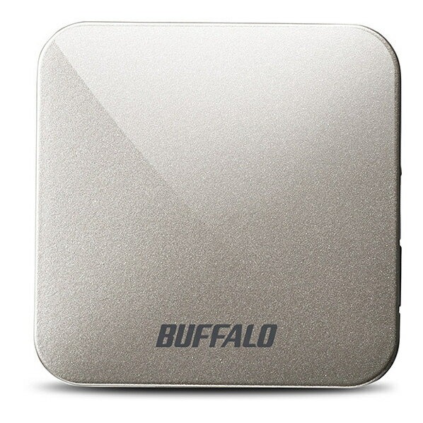 BUFFALO WMR-433W-AS　無線LAN親機 11ac/n/a/g/b 433/150Mbps トラベルルーター エアステーション アッシュシルバー [WMR433WAS]