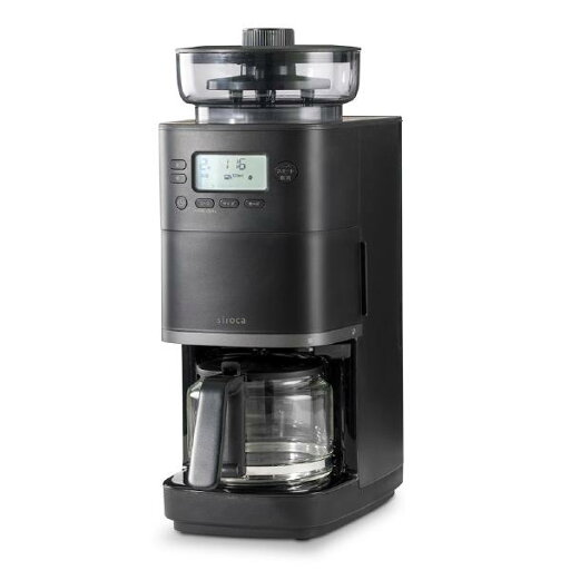 シロカ コーン式全自動コーヒーメーカー カフェばこPRO SC-C251 (K) (SCC251K) (納期目安1-2週間) シロカ コーン式全自動コーヒーメーカー カフェばこPRO SC-C251 (K) (SCC251K) (納期目安1-2週間)