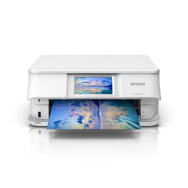 エプソン A4カラーインクジェット複合機 colorio カラリオ EP-886AW ホワイト EP886AW(納期目安2-3週間)