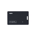 ロジテック ワイヤレス充電対応 iPhone用スマートトラッカー カードタイプ LGT-WCSTC01BK ブラック LGTWCSTC01BK (納期目安1-2...