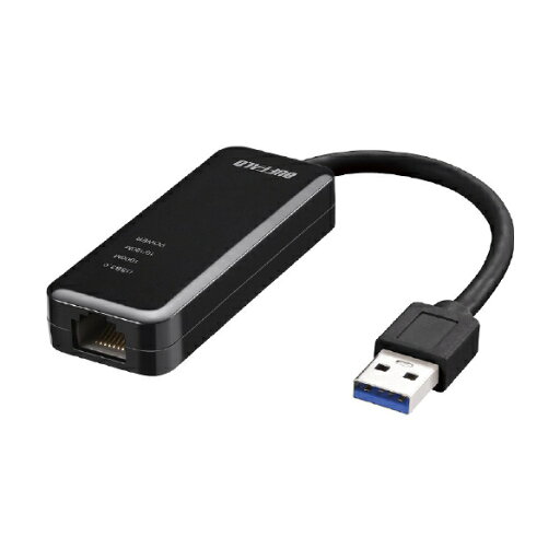 バッファロー Giga対応 Type-A USB3.2 (Gen1) 用LANアダプター LUA5-U3-AGTE-BK ブラック LUA5U3AGTEBK (納期目安1-2週間) バッファロー Giga対応 Type-A USB3.2 (Gen1) 用LANアダプター LUA5-U3-AGTE-BK ブラック LUA5U3AGTEBK (納期目安1-2週間)